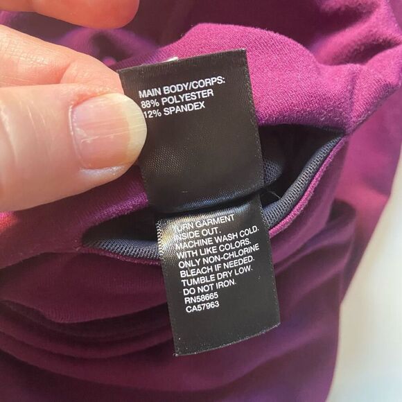 Zella Purple Capri Workout Leggings S - Picture 6 of 6